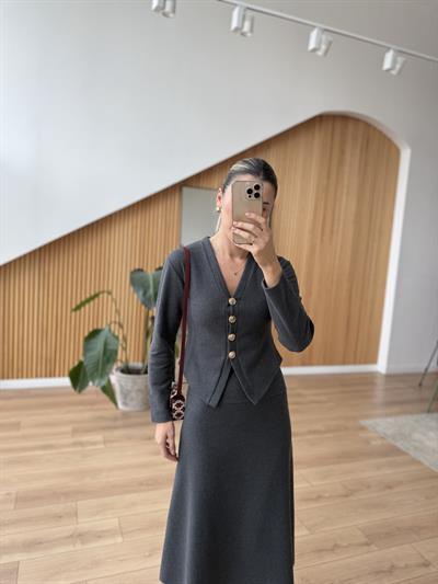 Selanik Kumaş Gri Takım