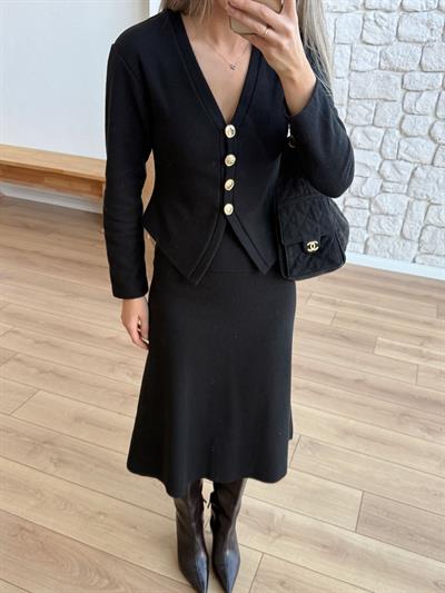 Selanik Kumaş Siyah Takım