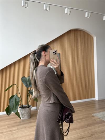 Selanik Kumaş Vizon Takım