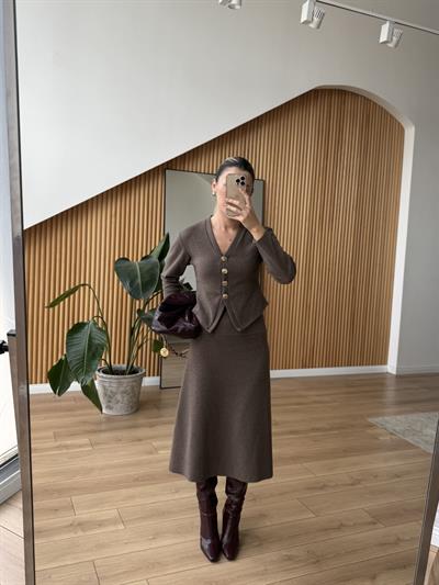 Selanik Kumaş Vizon Takım