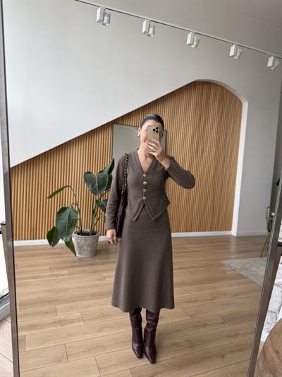 Selanik Kumaş Vizon Takım