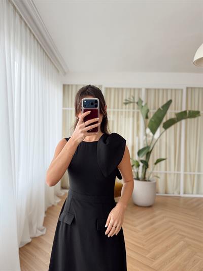 Serena Siyah Elbise