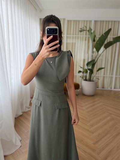 Serena Yeşil Elbise