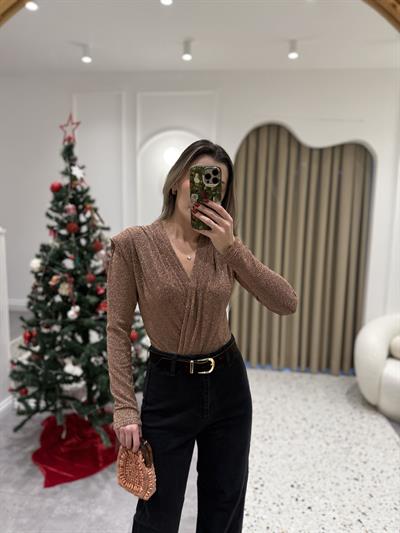 Simli Rose Gold Bodysuit