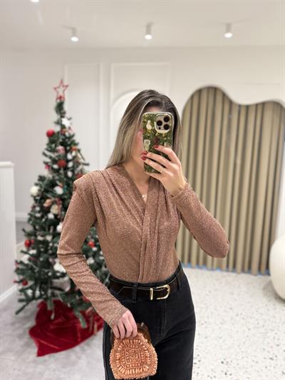 Simli Rose Gold Bodysuit