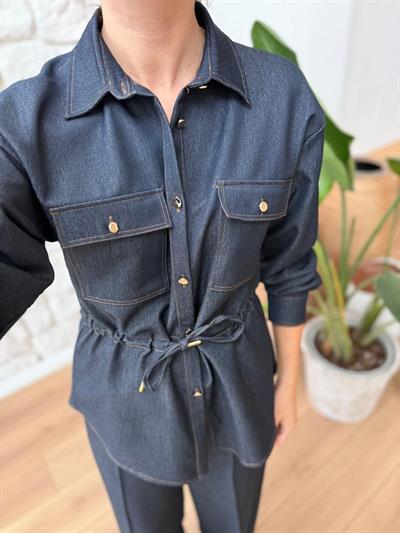 Solita Lacivert Denim Takım