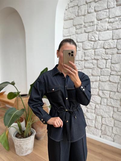 Solita Lacivert Denim Takım