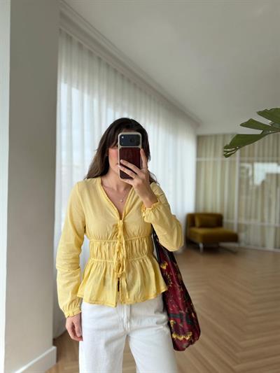 Stella Sarı Bluz