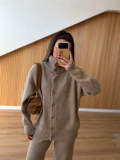 Sütlü Kahve Triko Takım