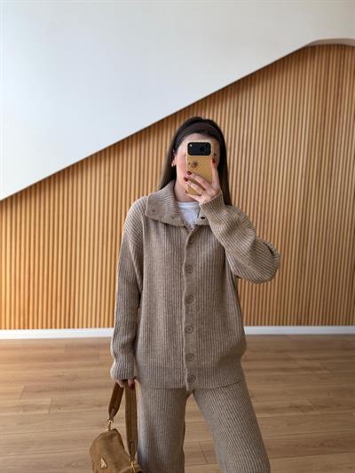 Sütlü Kahve Triko Takım