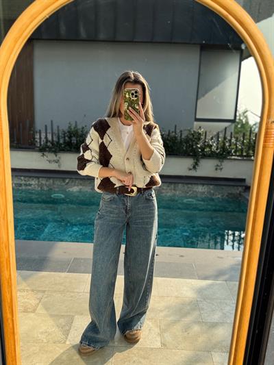 YıkamalI Wide Leg Jean