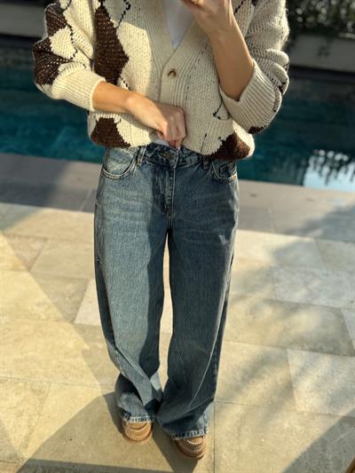 YıkamalI Wide Leg Jean