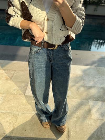 YıkamalI Wide Leg Jean