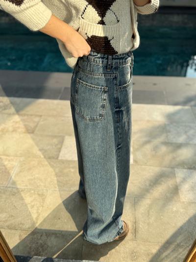 YıkamalI Wide Leg Jean