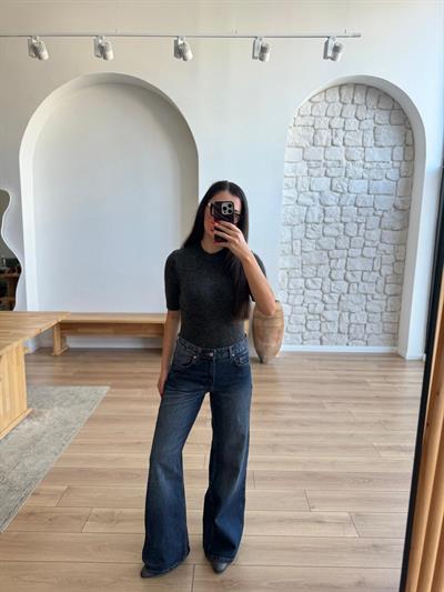 Zr Bol Paça Eskitme Jean Pantolon