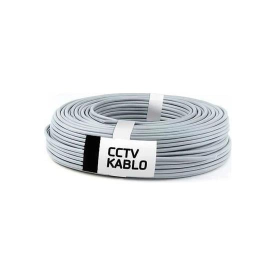 100 Metre Kaliteli 2+1 - 0.50 MM CCTV Güvenlik Kamera Kablosu
