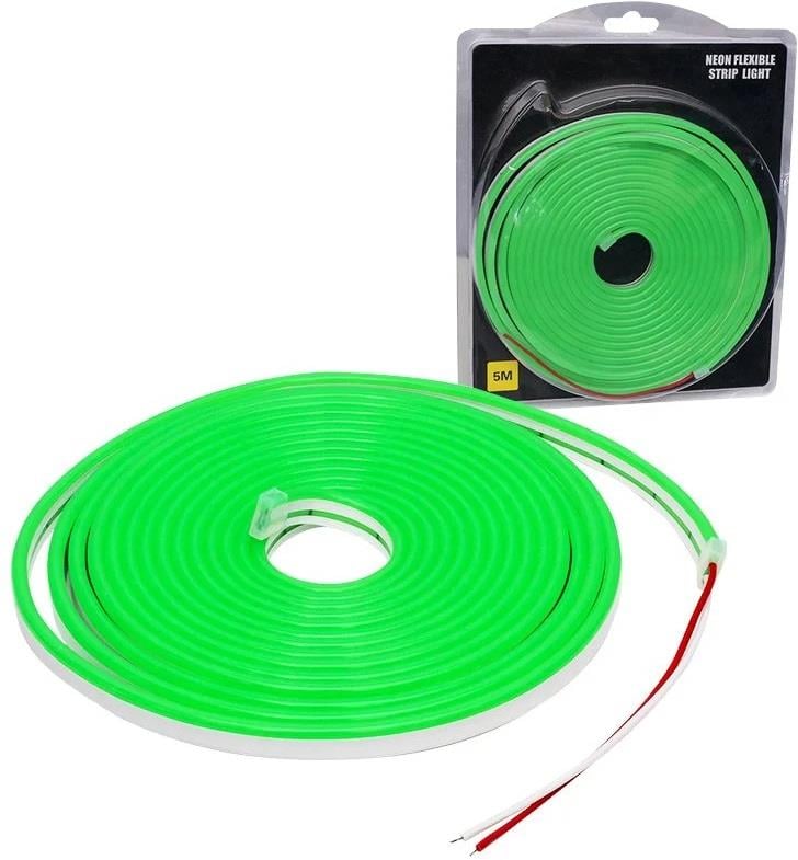 12V Yeşil Neon Led  5 Metre