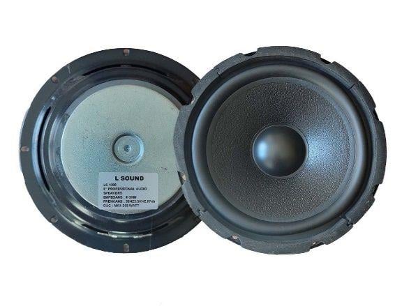 20Cm (8 İnç) 200 WATT Profesyonel Hoparlör - 8 Ohm - PP Con