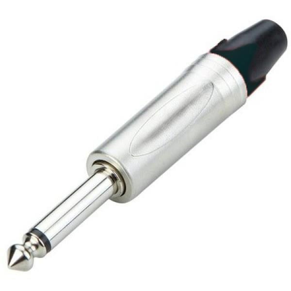 6.3 mm Mono Çivi Gitar Jak - 1 ADET