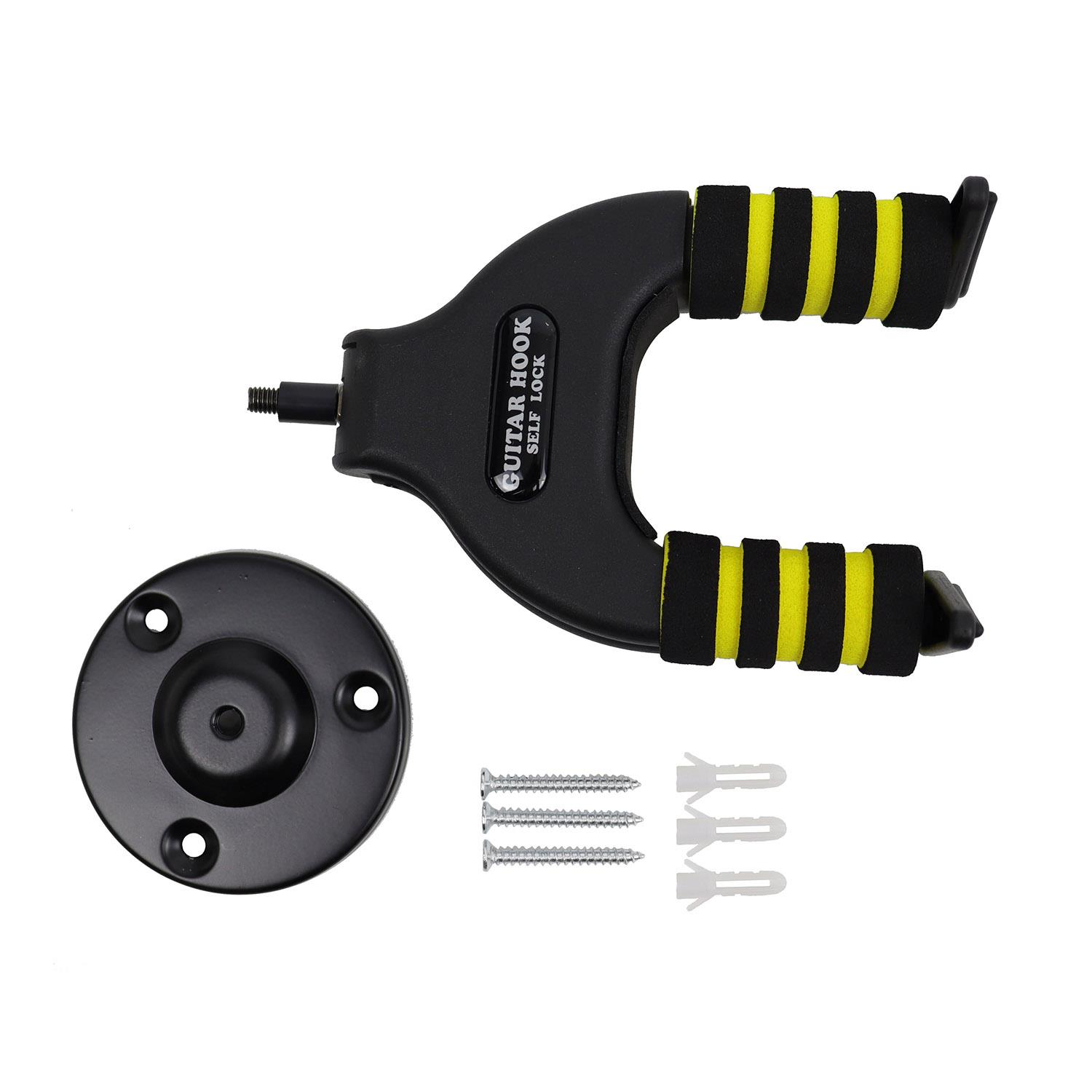 Gitar Duvar Askı Aparatı Kilitli - Duvar Tipi Gitar Standı Kaliteli Gitar Duvar Sehpası