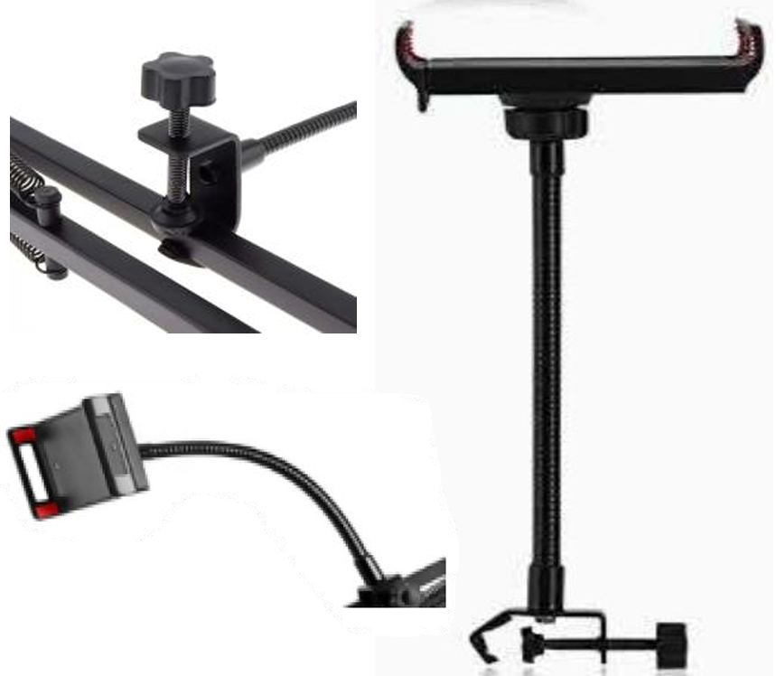 Masa, Sehpa ve Standlara Uyumlu Telefon Tablet Tutucu