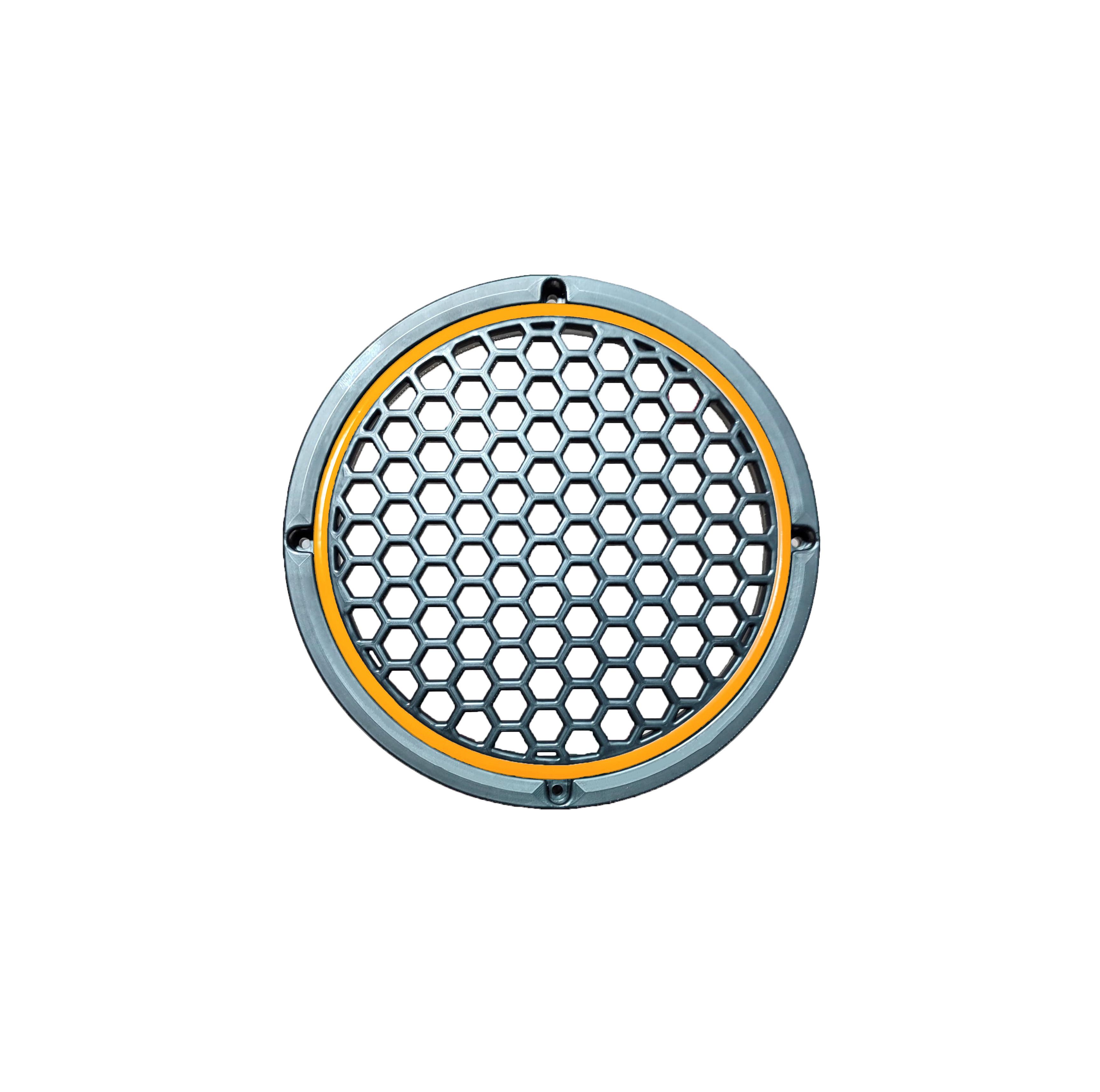 Neon Işıklı 20 cm Hoparlör ve Midrange Kapağı - 2 Adet - Turuncu