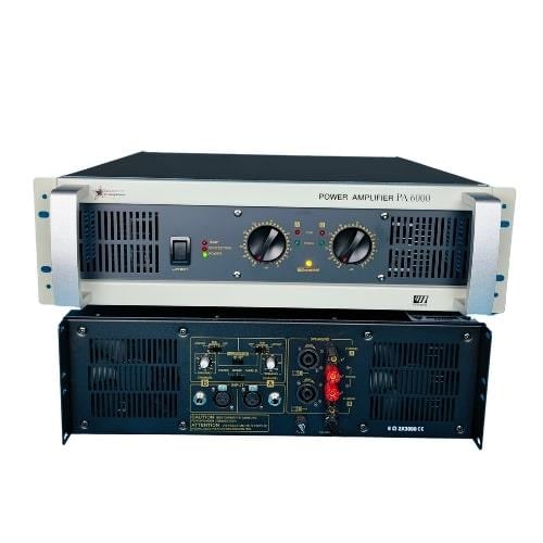 PA 6000 - 2 kanal 3U Power Amfi - 2x3000 WATT