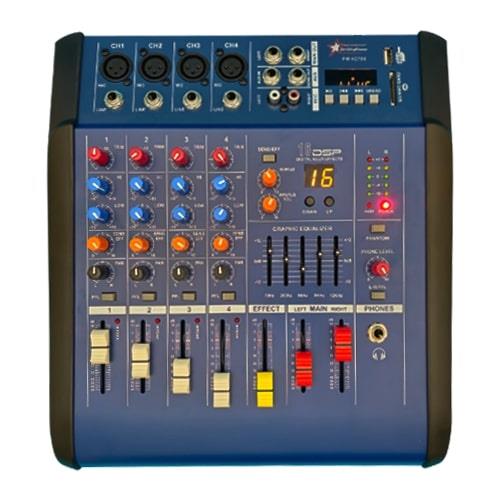 PM-4C700 - 4 kanal 16 DSP Effect Power Mixer - 4 Mono + 1 AUX Giriş - 2x350 WATT