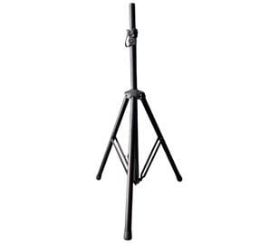 Profesyonel Metal Kabin Hoparlör Standı - Çift Makaslı - Siyah