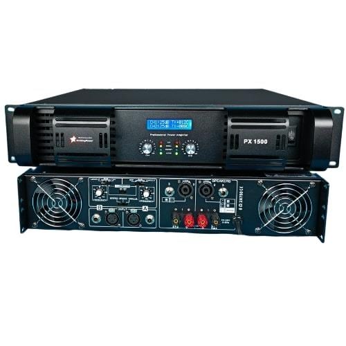 PX 1500 - 2 kanal 2U Power Amfi - 2x750 WATT