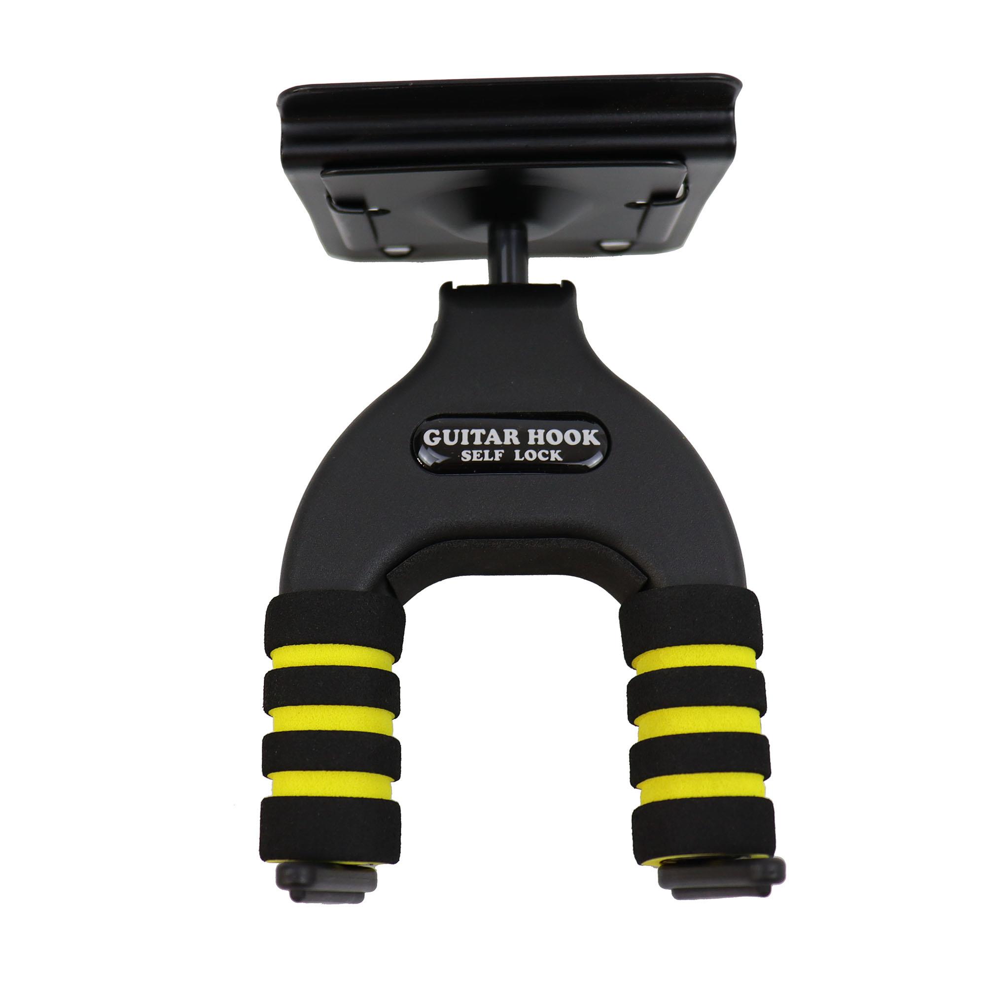 Raf Tipi Gitar Duvar Askı Aparatı Kilitli- Duvar Tipi Gitar Standı Kaliteli Gitar Duvar Sehpası