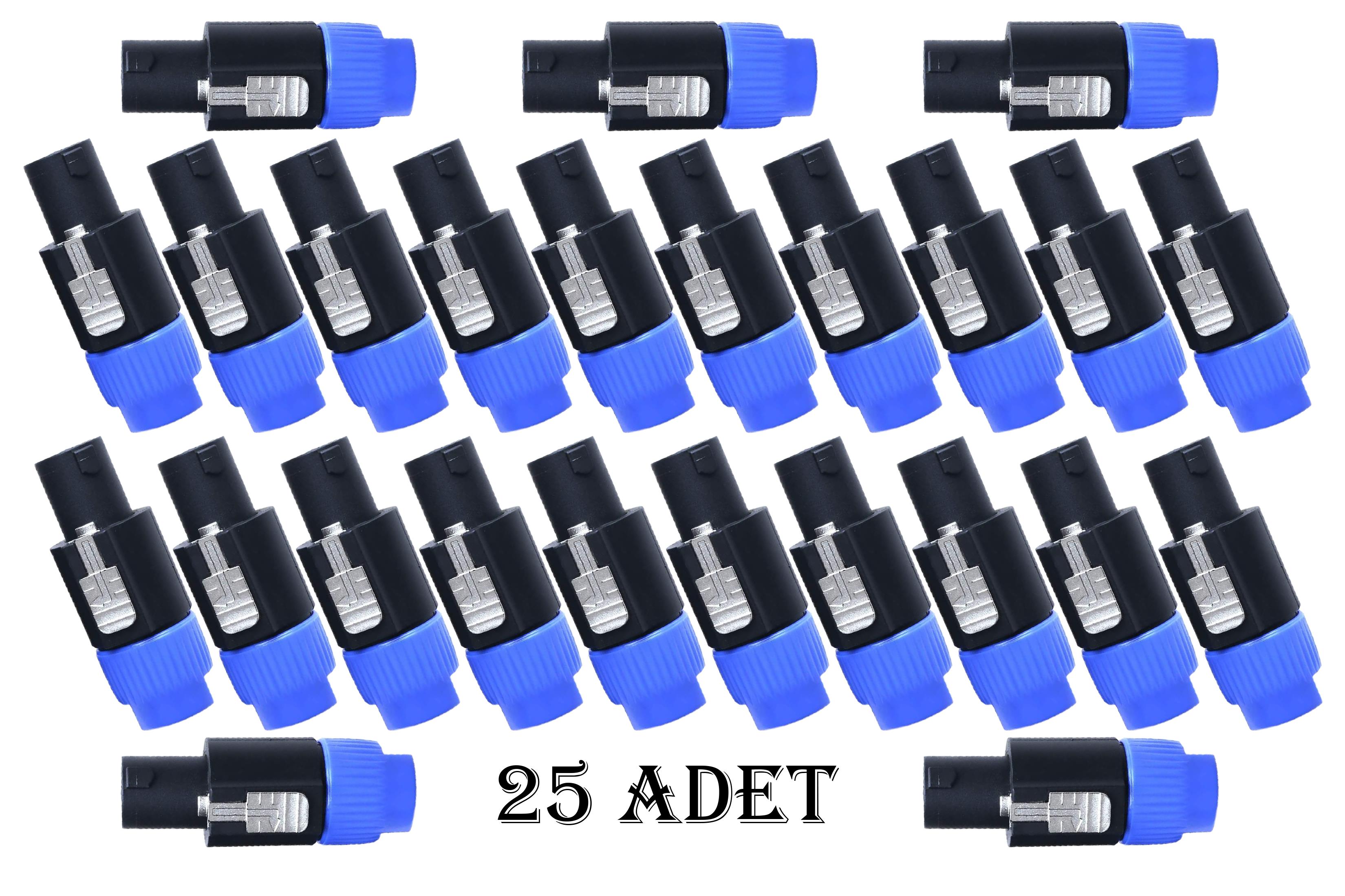 Spekon Erkek Fiş - 4 Pin Jak Konnektör - 25 ADET
