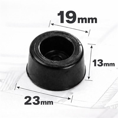 10 Adet - Mini Kauçuk Pabuç Ayak - Küçük Boy