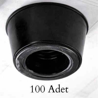 100 Adet - Mini Kauçuk Pabuç Ayak - Küçük Boy