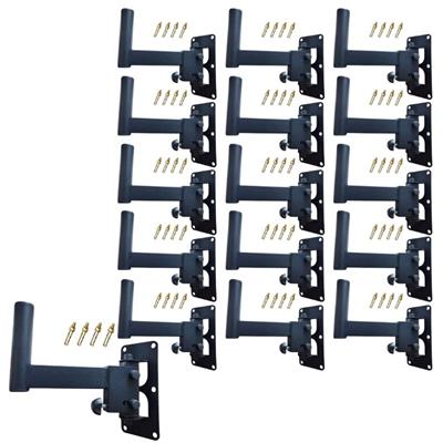 16 Adet Hoparlör Duvar Sehpası Standı - Hareketli Hoparlör Askısı Askı Aparatı - Kısa