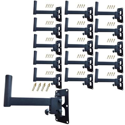 16 Adet - Hoparlör Duvar Sehpası Standı - Hareketli Hoparlör Askısı - Uzun