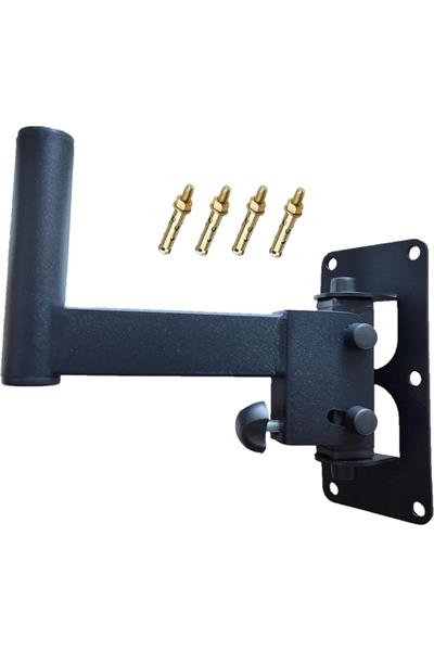 2 Adet Hoparlör Duvar Sehpası Standı - Hareketli Hoparlör Askısı Askı Aparatı - Kısa