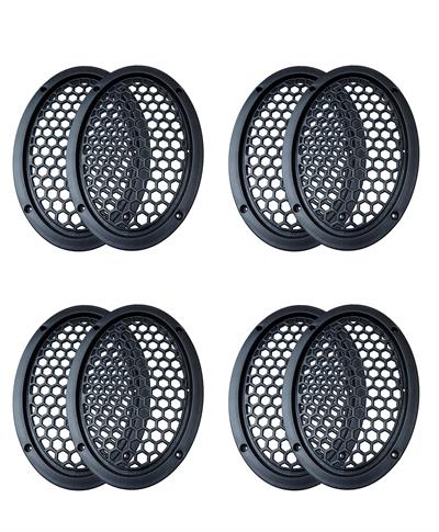 2 Adet - Oval Hoparlör Kapağı – (6x9) İnç Kaliteli Plastik Midrange Kapak