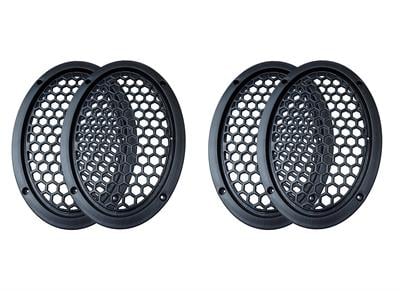 2 Adet - Oval Hoparlör Kapağı – (6x9) İnç Kaliteli Plastik Midrange Kapak