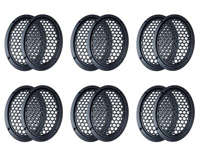 2 Adet - Oval Hoparlör Kapağı – (6x9) İnç Kaliteli Plastik Midrange Kapak