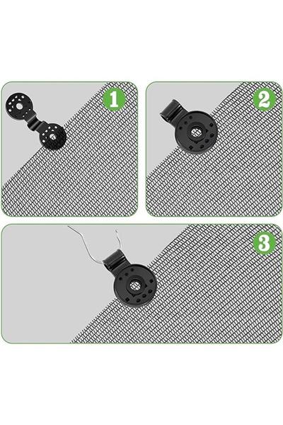 25 Adet - File, Branda, Güneşlik, Karavan Çadırı, Muşamba Klipsi - Sabitleme Kelepçesi