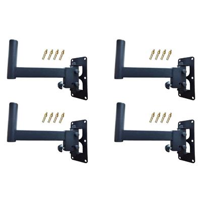 4 Adet - Hoparlör Duvar Sehpası Standı - Hareketli Hoparlör Askısı - Uzun