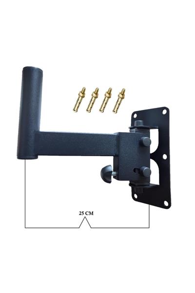 4 Adet Hoparlör Duvar Sehpası Standı - Hareketli Hoparlör Askısı Askı Aparatı - Kısa