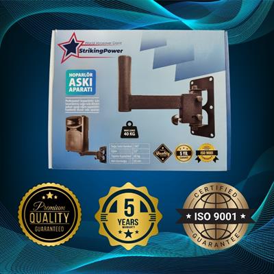 6 Adet Hoparlör Duvar Sehpası Standı - Hareketli Hoparlör Askısı Askı Aparatı - Kısa