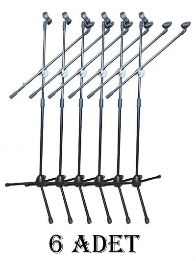 Akrobat Mikrofon Standı - Mikrofon Sehpası - 6 ADET