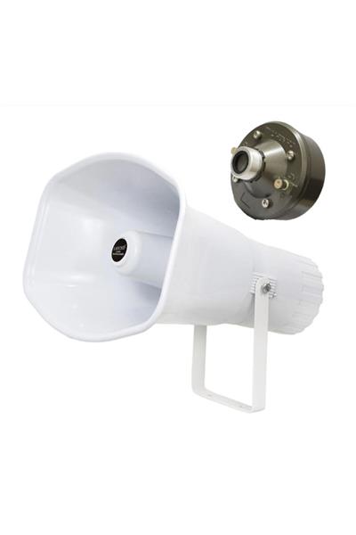 Duble Yassı Büyük Boy Abs CTM Horn Hoparlör- 100Watt