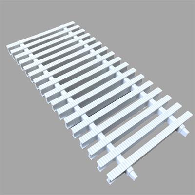 Havuz Savak Izgarası Çift Geçme (20Cm) 1 Mt