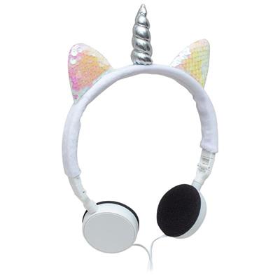 Kablolu Kulaküstü Peluş Unicorn Kulaklık