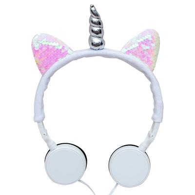 Kablolu Kulaküstü Peluş Unicorn Kulaklık