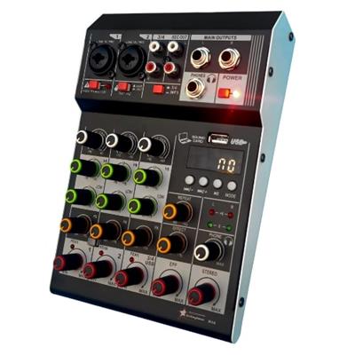 M4A - 4 kanal 16 DSP Effect Deck Mixer - 2 Mono 1 Stereo Giriş